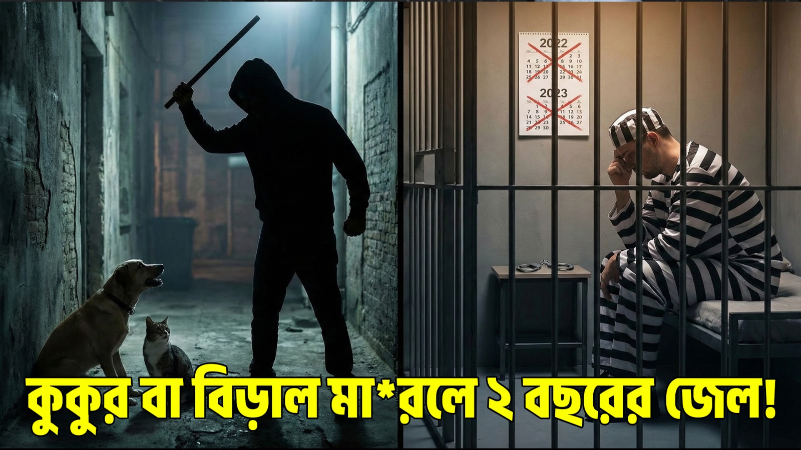 কুকুর-বিড়াল হ*ত্যা করলে কী শাস্তি? | Animal Welfare Act Bangladesh 2019